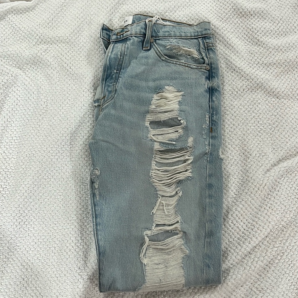 Frame blue ripped jeans; BNWT
